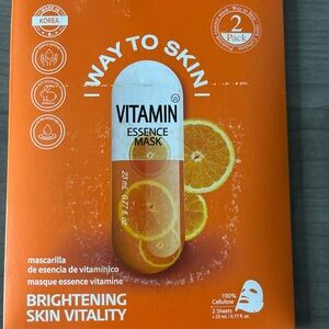 Way To Skin Vitamin Essence Mask Brightening Skin Vitality-2 Sheets-NEW
